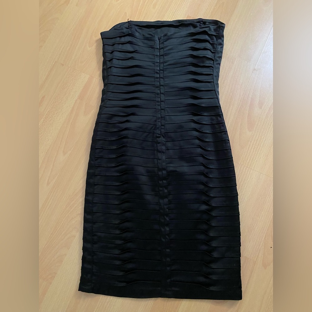 Silk Calvin Klein Strapless Dress
